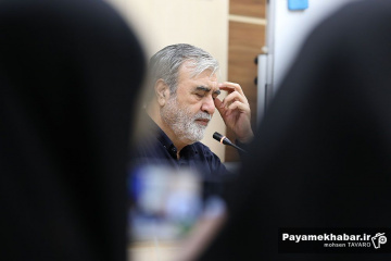 نشست خبری رئیس کمیسیون امنیت ملی و سیاست خارجی مجلس شورای اسلامی - ابراهیم عزیزی