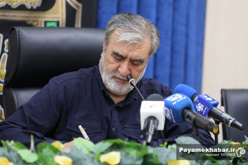 نشست خبری رئیس کمیسیون امنیت ملی و سیاست خارجی مجلس شورای اسلامی - ابراهیم عزیزی