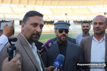 آماده سازی ورزشگاه پارس شیراز - بازدید استاندار