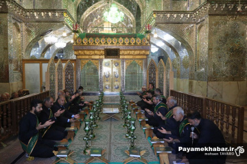 مراسم غبارروبی حرم مطهر حضرت سید علاالدین حسین (ع)