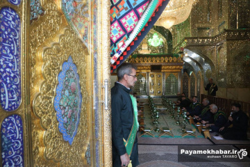 مراسم غبارروبی حرم مطهر حضرت سید علاالدین حسین (ع)
