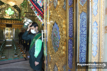 مراسم غبارروبی حرم مطهر حضرت سید علاالدین حسین (ع)