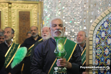 مراسم غبارروبی حرم مطهر حضرت سید علاالدین حسین (ع)