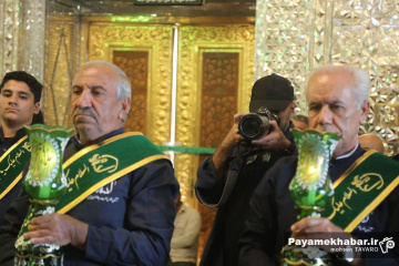 مراسم غبارروبی حرم مطهر حضرت سید علاالدین حسین (ع)