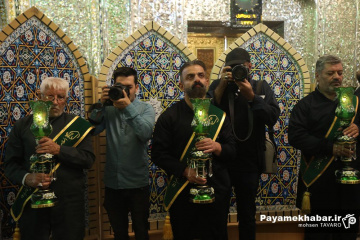مراسم غبارروبی حرم مطهر حضرت سید علاالدین حسین (ع)