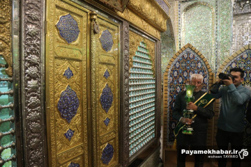 مراسم غبارروبی حرم مطهر حضرت سید علاالدین حسین (ع)