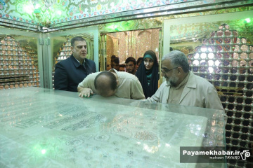 مراسم غبارروبی حرم مطهر حضرت سید علاالدین حسین (ع)