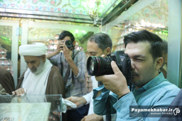 مراسم غبارروبی حرم مطهر حضرت سید علاالدین حسین (ع)