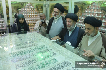 مراسم غبارروبی حرم مطهر حضرت سید علاالدین حسین (ع)