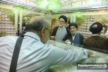 مراسم غبارروبی حرم مطهر حضرت سید علاالدین حسین (ع)