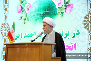 جشن هفته وحدت در شیراز - آیت الله لطف الله دژکام