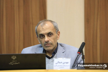 نشست خبری تشریح طرح اقتصادی دولت در استان فارس - مهدی جمالی، مدیر کل اداره غله و خدمات بازرگانی استان فارس