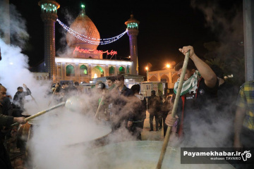 مراسم سمنی پزان در حرم مطهر حضرت سید علاالدین حسین (ع)