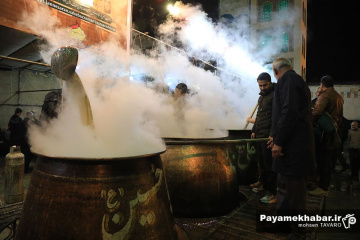 مراسم سمنی پزان در حرم مطهر حضرت سید علاالدین حسین (ع)