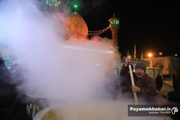 مراسم سمنی پزان در حرم مطهر حضرت سید علاالدین حسین (ع)
