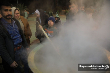 مراسم سمنی پزان در حرم مطهر حضرت سید علاالدین حسین (ع)