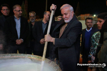 مراسم سمنی پزان در حرم مطهر حضرت سید علاالدین حسین (ع)