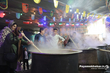 طبخ سمنی شیرازی در مسجد الرقیه (س) شیراز