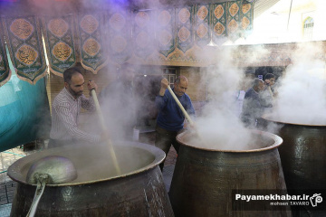 طبخ سمنی شیرازی در مسجد الرقیه (س) شیراز