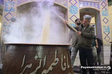 طبخ سمنی شیرازی در مسجد الرقیه (س) شیراز