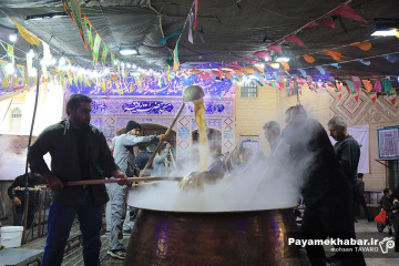 طبخ سمنی شیرازی در مسجد الرقیه (س) شیراز