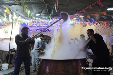 طبخ سمنی شیرازی در مسجد الرقیه (س) شیراز