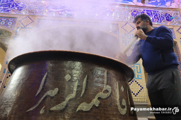 طبخ سمنی شیرازی در مسجد الرقیه (س) شیراز