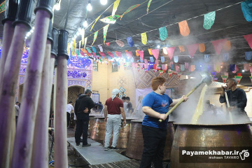طبخ سمنی شیرازی در مسجد الرقیه (س) شیراز