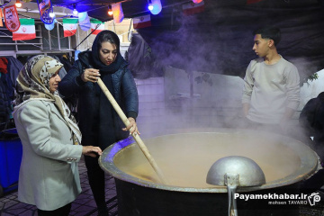 طبخ سمنی شیرازی در مسجد الرقیه (س) شیراز
