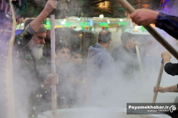 طبخ سمنی شیرازی در مسجد الرقیه (س) شیراز