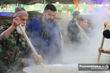 طبخ سمنی شیرازی در مسجد الرقیه (س) شیراز