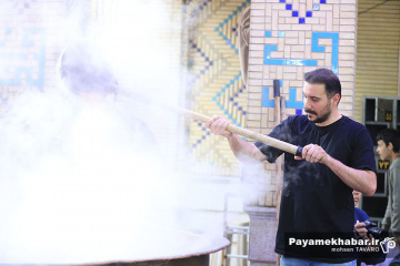 طبخ سمنی شیرازی در مسجد الرقیه (س) شیراز