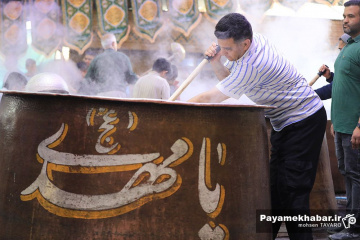 طبخ سمنی شیرازی در مسجد الرقیه (س) شیراز