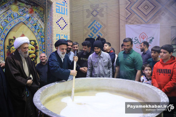 طبخ سمنی شیرازی در مسجد الرقیه (س) شیراز