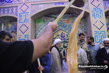 طبخ سمنی شیرازی در مسجد الرقیه (س) شیراز