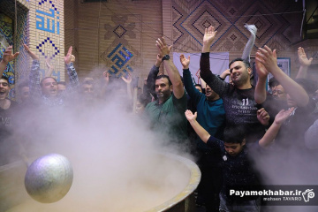 طبخ سمنی شیرازی در مسجد الرقیه (س) شیراز