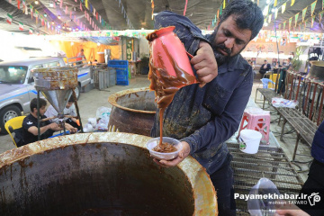 طبخ سمنی شیرازی در مسجد الرقیه (س) شیراز