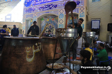 طبخ سمنی شیرازی در مسجد الرقیه (س) شیراز