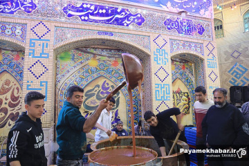 طبخ سمنی شیرازی در مسجد الرقیه (س) شیراز