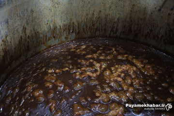 طبخ سمنی شیرازی در مسجد الرقیه (س) شیراز