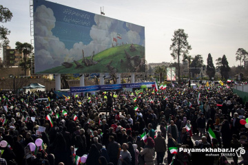 راهپیمایی باشکوه ۲۲ بهمن در شیراز