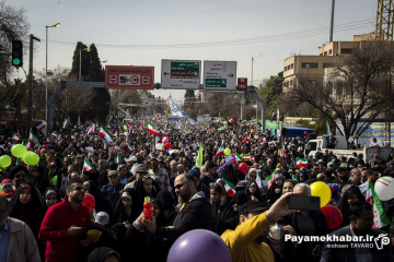 راهپیمایی باشکوه ۲۲ بهمن در شیراز