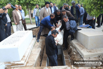 مراسم تشییع پیکر پروفسور عبدالمجید ارفعی