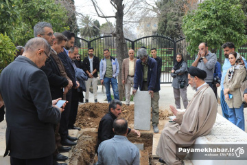 مراسم تشییع پیکر پروفسور عبدالمجید ارفعی