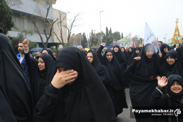 راهپیمایی مردم شیراز در محکومیت حملات صهیونی آمریکایی و به شهادت رساندن رهبر معظم انقلاب