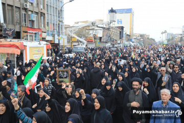 راهپیمایی مردم شیراز در محکومیت حملات صهیونی آمریکایی و به شهادت رساندن رهبر معظم انقلاب