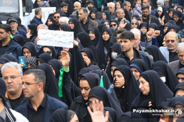 راهپیمایی مردم شیراز در محکومیت حملات صهیونی آمریکایی و به شهادت رساندن رهبر معظم انقلاب