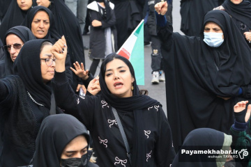 راهپیمایی مردم شیراز در محکومیت حملات صهیونی آمریکایی و به شهادت رساندن رهبر معظم انقلاب