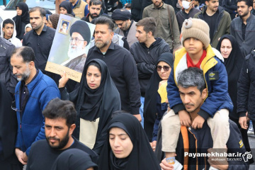 راهپیمایی مردم شیراز در محکومیت حملات صهیونی آمریکایی و به شهادت رساندن رهبر معظم انقلاب