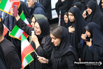 راهپیمایی مردم شیراز در محکومیت حملات صهیونی آمریکایی و به شهادت رساندن رهبر معظم انقلاب